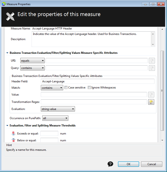 Solved  Request Header Value measure for splitting n