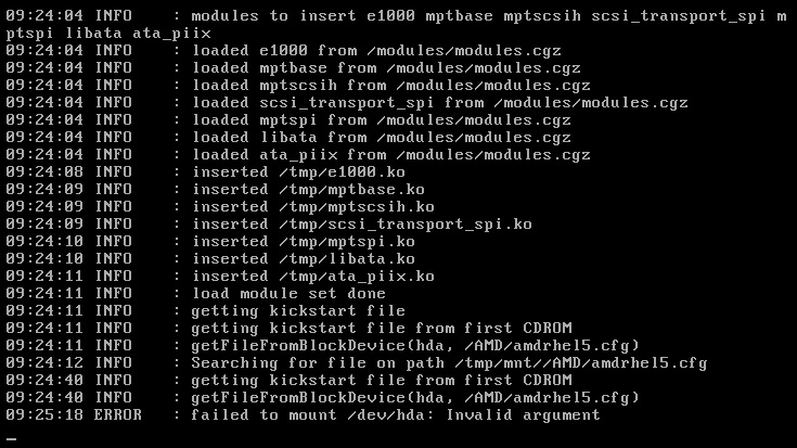 Solved: Cannot find kickstart file on CDROM VMWare - Dynatrace Community