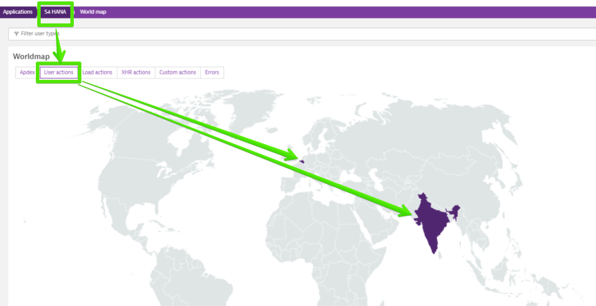 Re: World Map in Dashboard is not fetching the data - Dynatrace Community