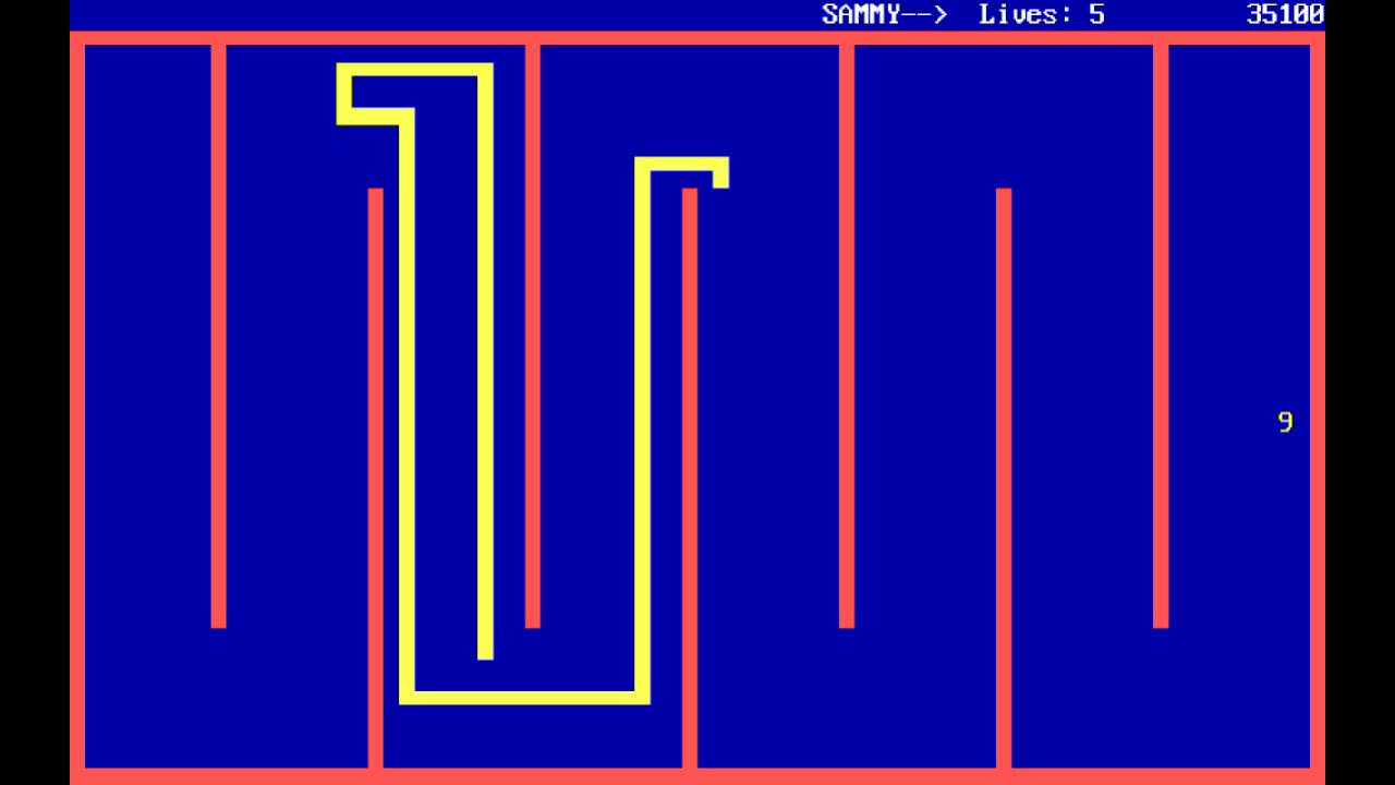 QBasic Nibbles (1990) [PC] [MS DOS] - YouTube