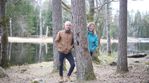 At Färnebofjärden National Park, Sweden with my girlfriend.