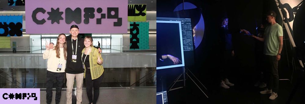 LEFT: The BAE team is the dream team at Dynatrace and at the 2023 Config Conference by Figma / RIGHT: Davis campaign photoshoot 2019