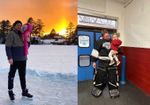 Pond Hockey (LEFT) and Ice Hockey (RIGHT). My daughter is my biggest fan.