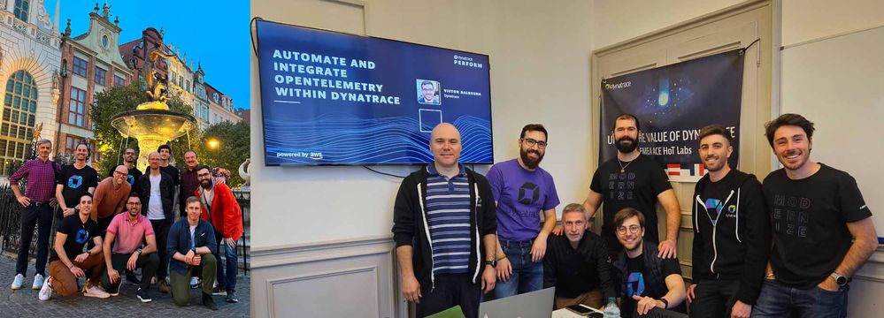 LEFT: The full extensions team in Gdansk in our yearly lab team meeting in September 2023. / RIGHT: Trainers and organizers for the Italian HoT Sessions training carried out in Milan in May 2023.