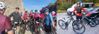 LEFT: Race day in Urueña, medieval walled town. / RIGHT: With the armor, ready for a DH day (DownHill).