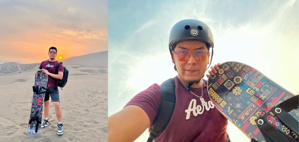 First days of 2024, Learning Sandboarding