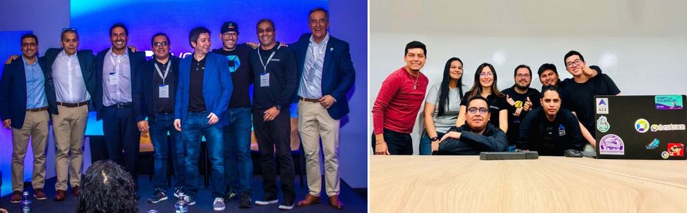 LEFT: Dynatrace All Tour, Lima, Peru / RIGHT: Dynatrace Services Team.