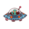 —Pngtree—green alien ufo clip art_6135163.png