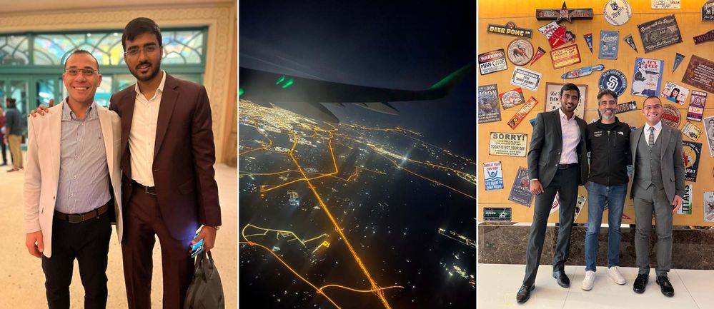 Ajay Naidu - The beloved success partner isn't just a teammate but as a dear brother as well. / Enjoying natural sky while travelling - Midnight Scenes 2024. / June 2024 - Dynatrace Partners Meeting - With Rodrigo Pascoal and Ajay Naidu.