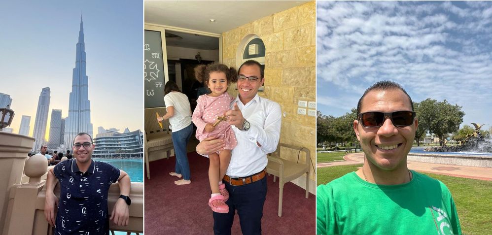 Burj Khalifa - Exploring beautiful Dubai. / Exciting Dubai Fountain. / The beloved Kid, God Bless. / Relaxation Journey - Back to Nature - Refueling my energies.