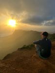 Hiking.