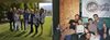 On the left: Yanez with family. On the right:  Connecting through technology, ideas, and shared enthusiasm at Muhack.