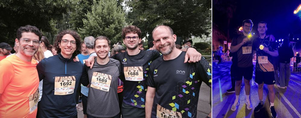 Running with coworkers turns out to be a pretty solid team-building exercise!
