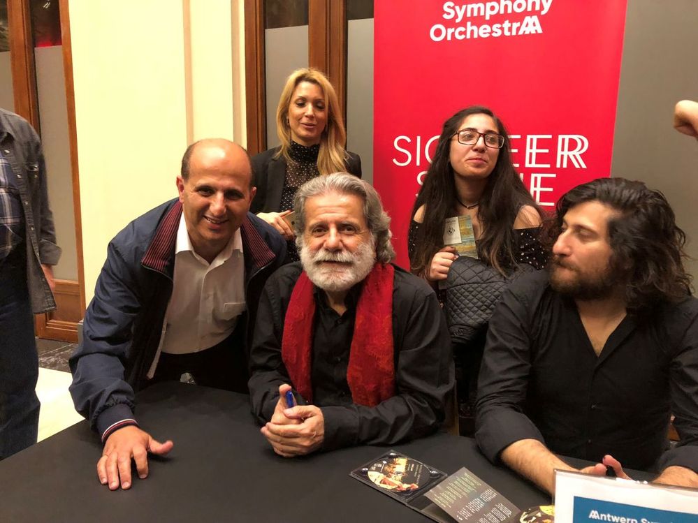 A memorable moment with the legendary Marcel Khalife