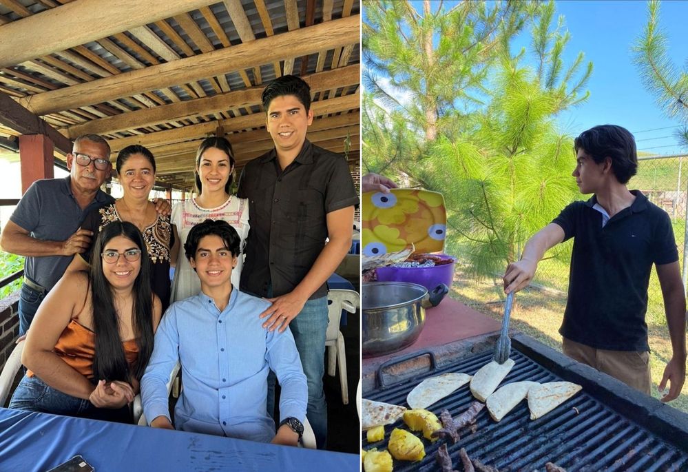 Family time! Birthday and carne asada.