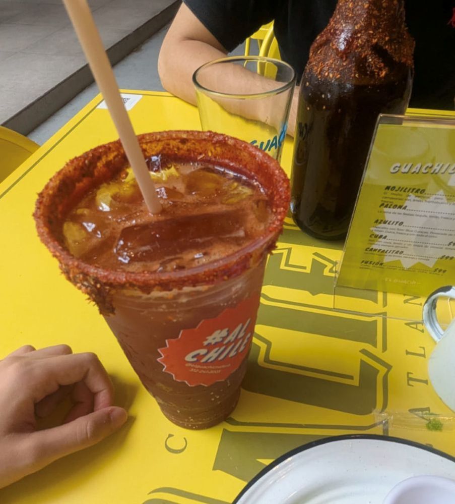 The most delicious michelada I've ever tasted!