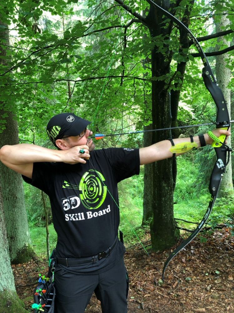 Patrick’s not just shooting arrows — he’s building software for archery tournaments too.
