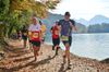 Running by the lake - snapshot from the Wolfgangseelauf.