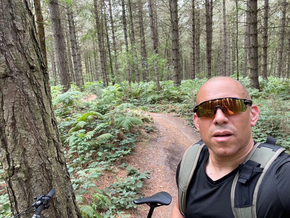 Cconquering the trails — nothing beats the thrill of the mountains!