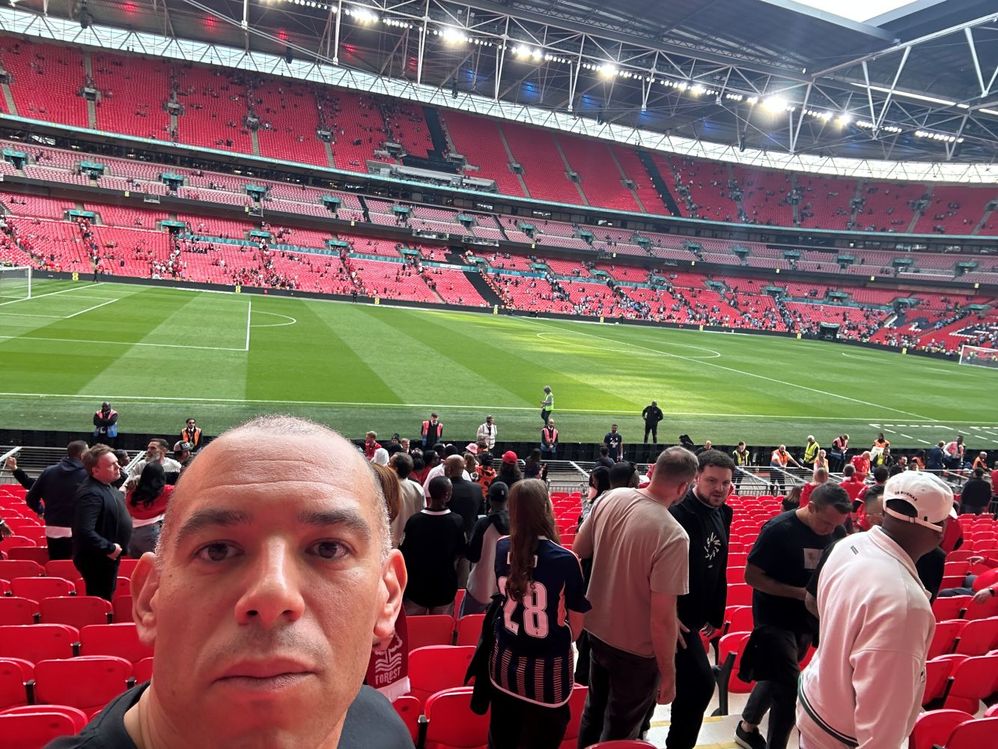 A bucket-list moment at Wembley.