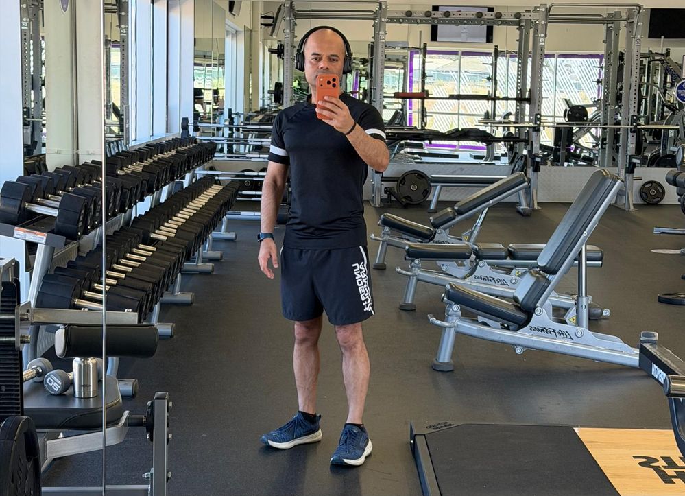 Plot twist: the daily running wasn't challenging enough, so Sujit added gym sessions too!