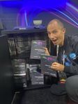 Andi at KubeCon, sharing his perspective about crafting platforms as a product.