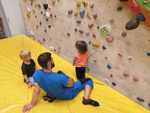 Climbing with the boys