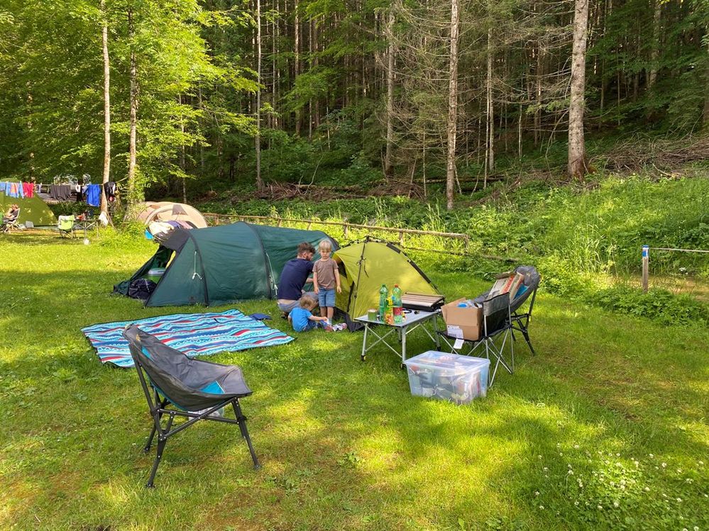 One of the many camping adventures with my family #minimalism