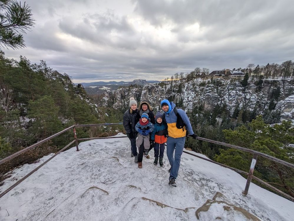 Hiking during a short Germany trip in Saxon Switzerland