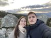 Me and  my wife, Isabel, in a Castle