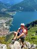 Via ferrata at lake Garda