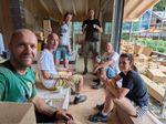 House building with wife and friends