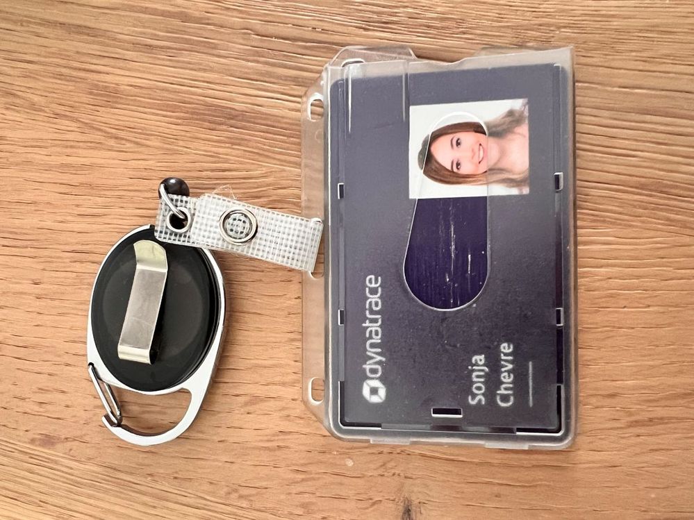 Sonja's badge from 2014.