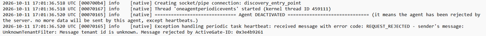 OA deactivated