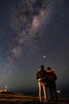 Me and my wife under the milky way.